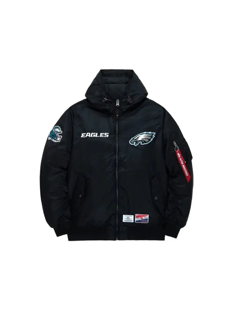 Alpha Industries L-2B Hooded Bomber Jacket USA Jackets
