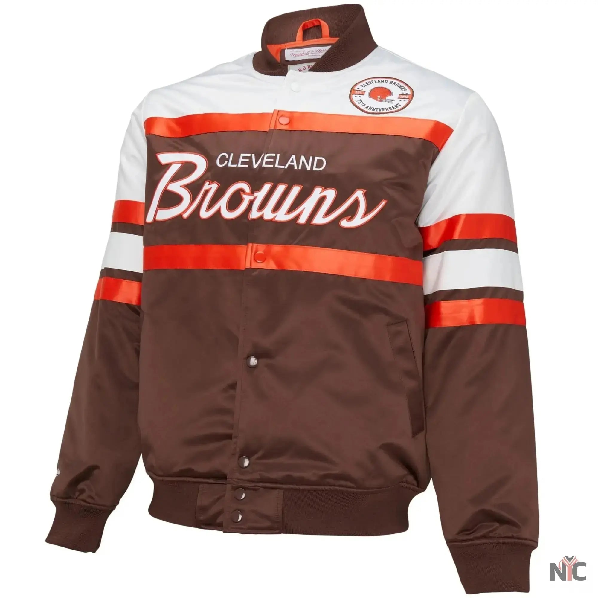 Cleveland Browns Team Players Satin Varsity Jacket USA Jackets