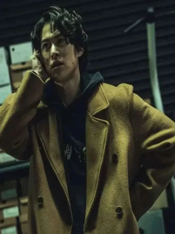 Gong Myoung Mercy for None Brown Wool Coat USA Jackets