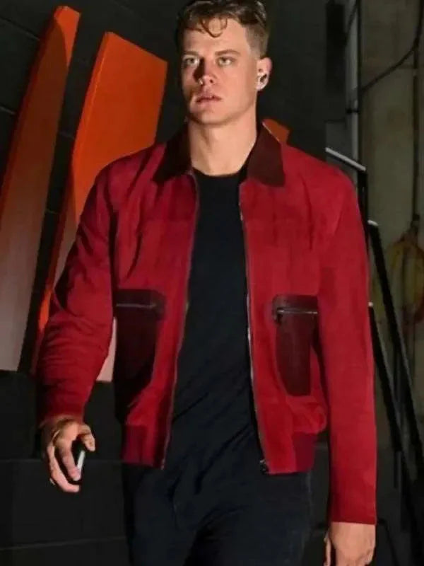 Joe Burrow Suede Leather Jacket USA Jackets