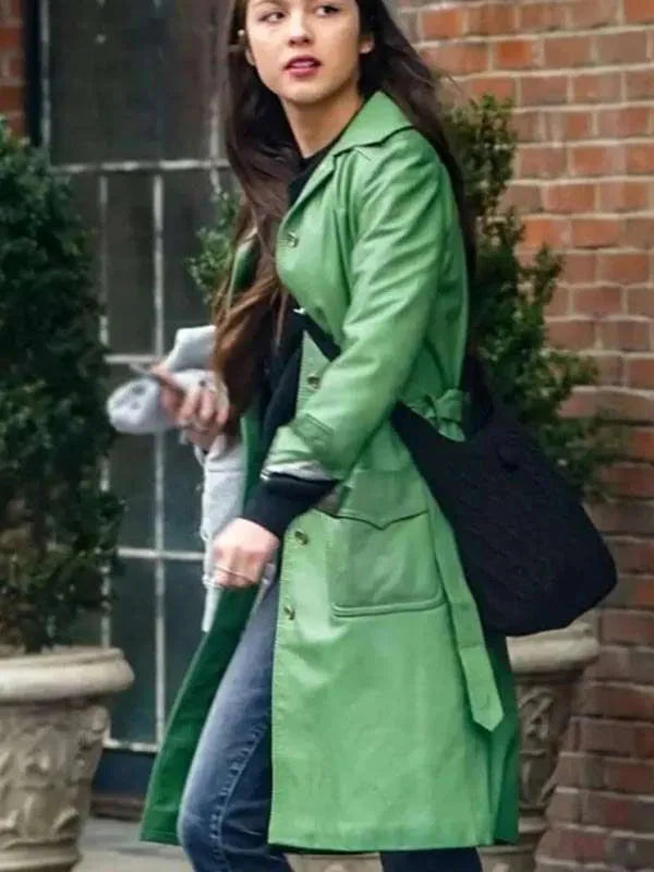 Olivia Rodrigo Green Trench Coat USA Jackets