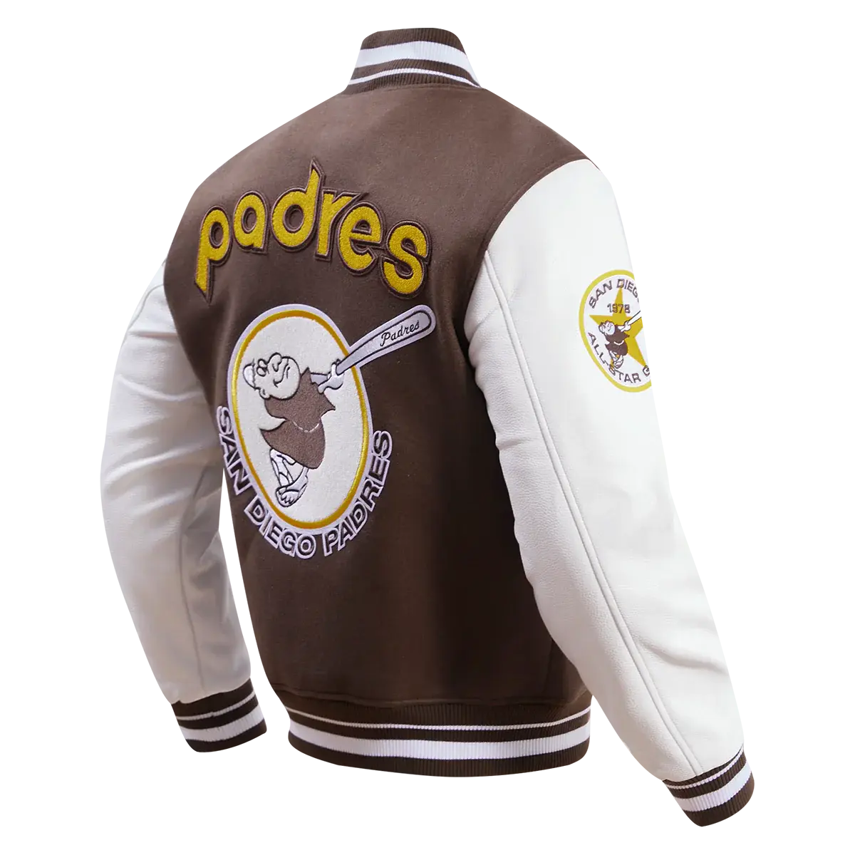 San Diego Padres Retro Classic Rib Wool Varsity Jacket USA Jackets