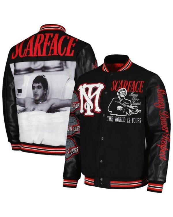 The World is Yours Scarface Varsity Jacket USA Jackets