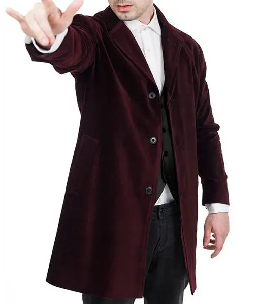 12th Doctor Who Maroon Coat USA Jackets