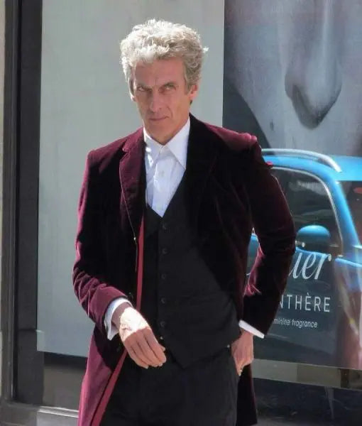 12th Doctor Who Maroon Coat USA Jackets