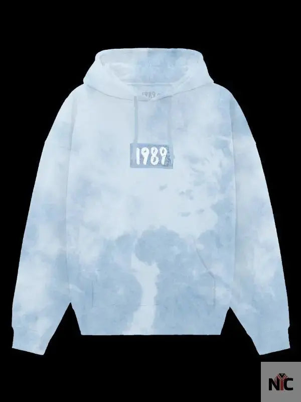 1989 Blue Tie Dye Hoodie USA Jackets