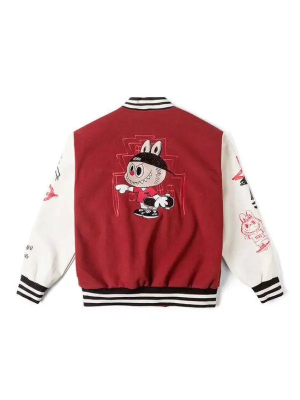 Vans The Monsters Labubu Varsity Jacket USA Jackets