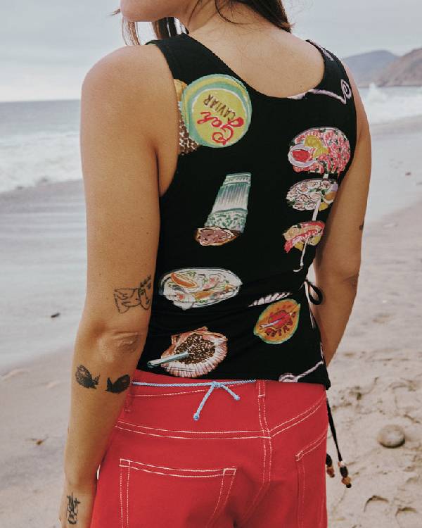 The Bold and the Beautiful Laneya Grace Printed Tank Top USA Jackets