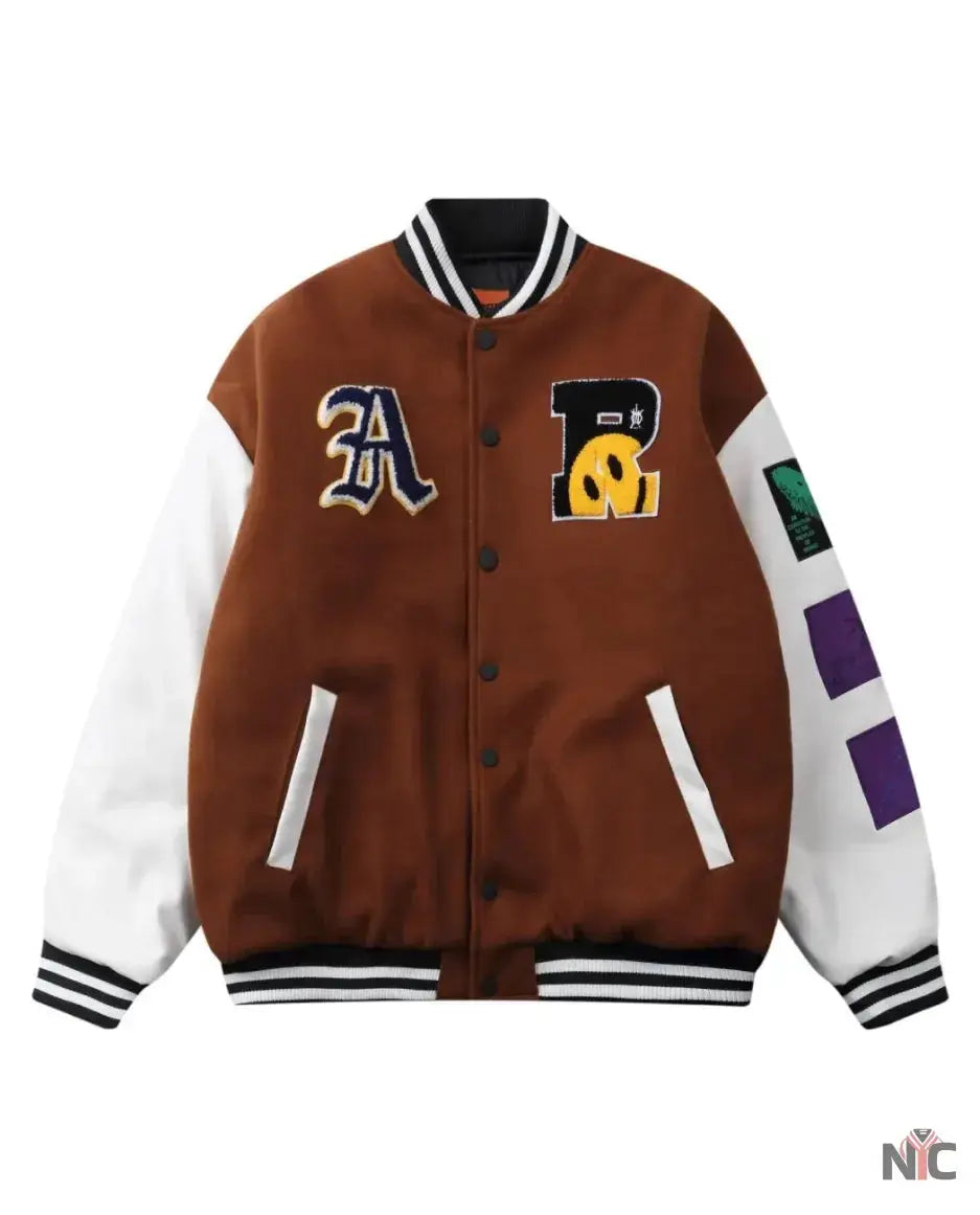 ASAP Rocky AWGE All Smiles Varsity Jacket USA Jackets