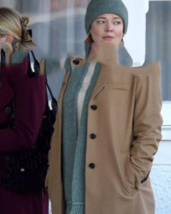 All Her Fault S01 Sarah Snook Camel Coat USA Jackets