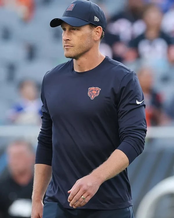 Ben Johnson NFL Preseason 2025 Chicago Bears Sweatshirt USA Jackets