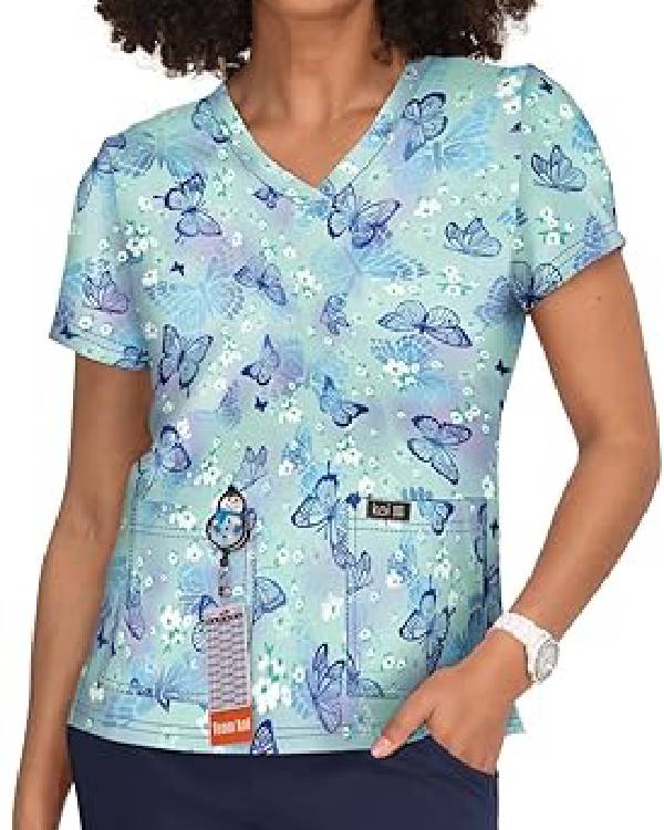 Beyond the Gates Ernestine Johnson Green and Blue Butterfly Top USA Jackets