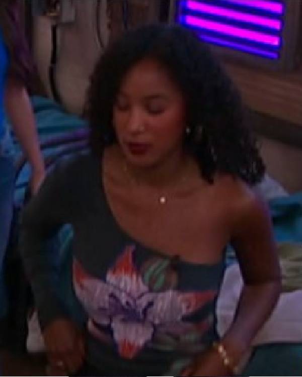 Big Brother USA Ashley Hollis Floral One Shoulder Top USA Jackets