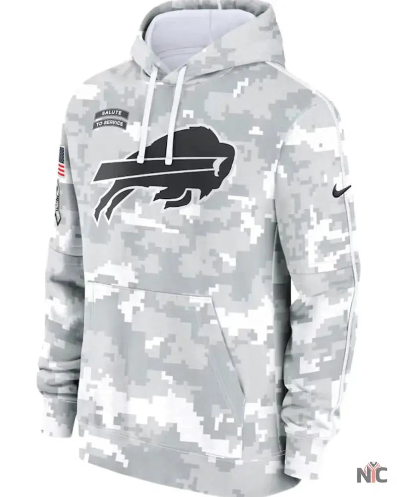 Buffalo Bills Salute To Service Camo 2024 Hoodie USA Jackets