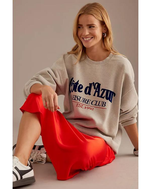 My Oxford Year 2025 Poppy Gilbert Crewneck Sweatshirt USA Jackets