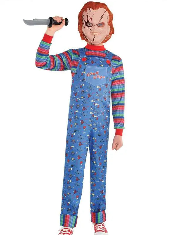 Chucky Costume Jumpsuit USA Jackets