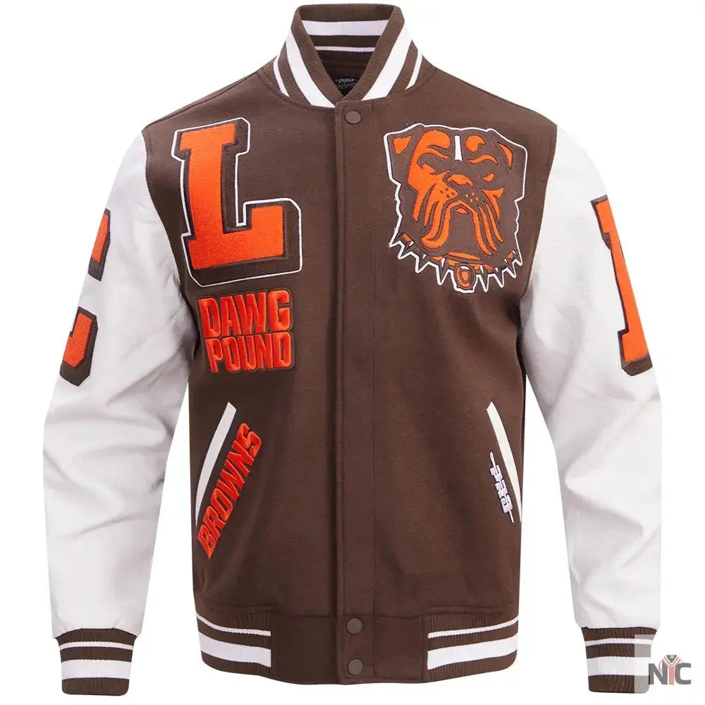 Cleveland Browns Mashup Varsity Jacket USA Jackets