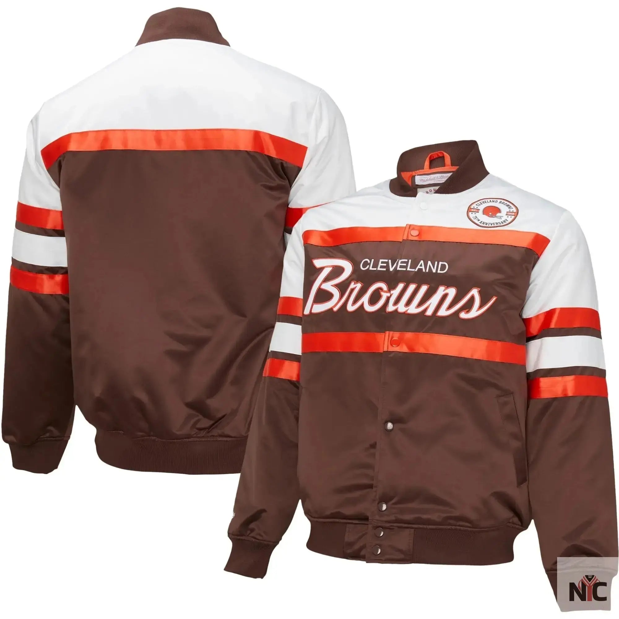 Cleveland Browns Team Players Satin Varsity Jacket USA Jackets