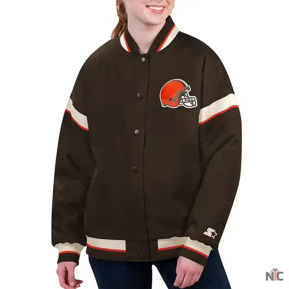 Cleveland Browns Tournament Varsity Jacket USA Jackets