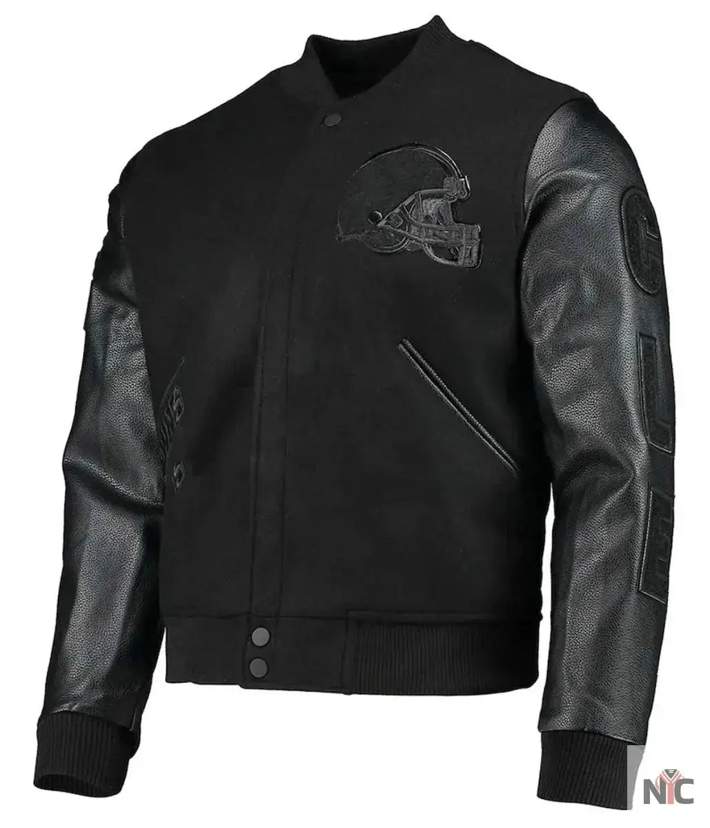 Cleveland Browns Varsity Black Jacket USA Jackets
