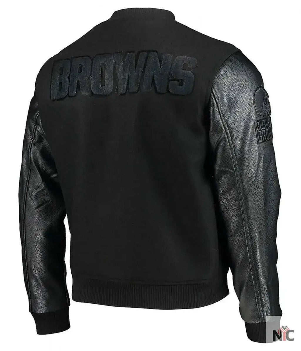 Cleveland Browns Varsity Black Jacket USA Jackets