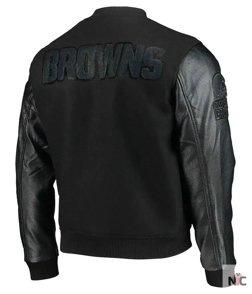 Cleveland Browns Varsity Black Jacket USA Jackets