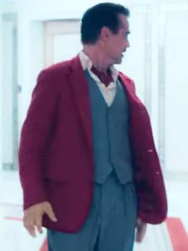 Colin Farrell Ballad of a Small Player 2025 Red Blazer USA Jackets