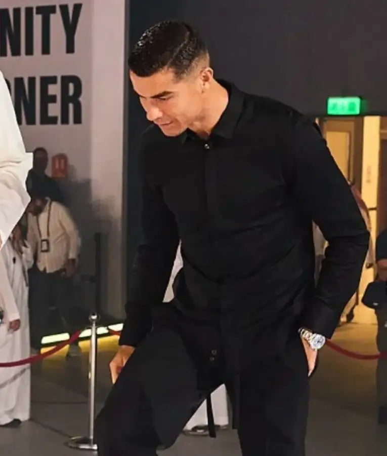 Cristiano Ronaldo Esports World Cup 2025 Black Shirt USA Jackets