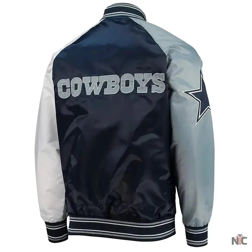 Dallas Cowboys The Reliever Varsity Satin Jacket USA Jackets