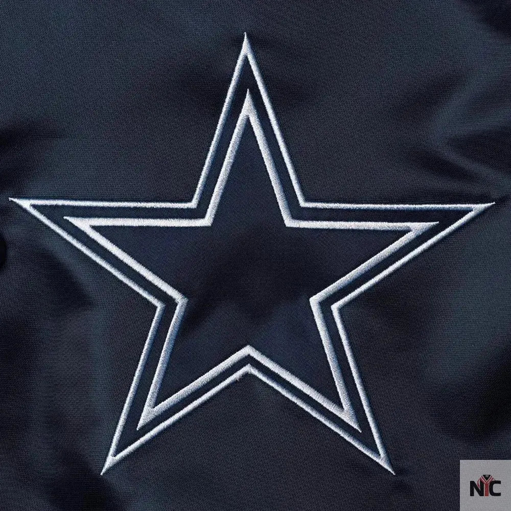 Dallas Cowboys The Reliever Varsity Satin Jacket USA Jackets