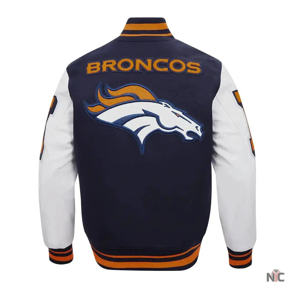 Denver Broncos Mashup Varsity Jacket USA Jackets