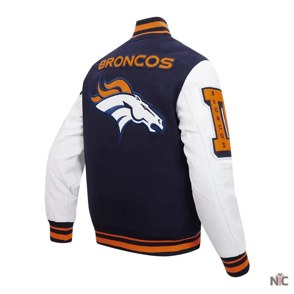 Denver Broncos Mashup Varsity Jacket USA Jackets