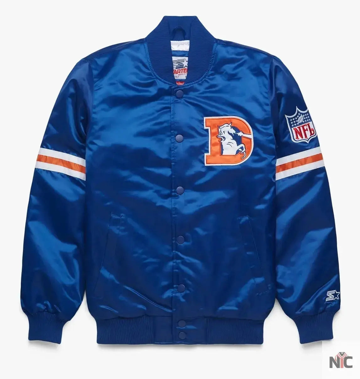 Denver Broncos Satin Varsity Jacket USA Jackets