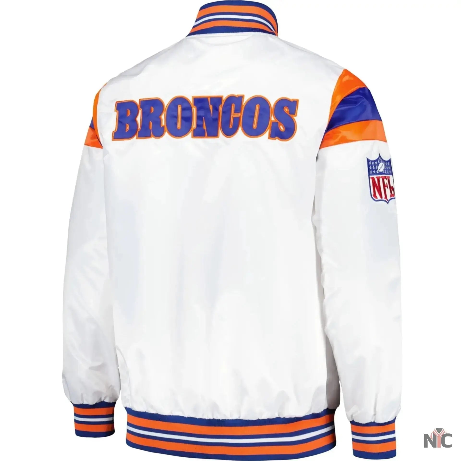Denver Broncos Vintage Satin Varsity Jacket USA Jackets
