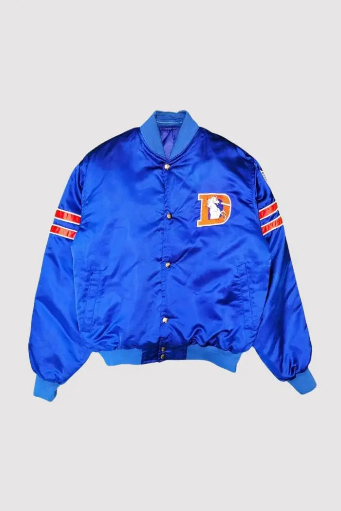 Denver Broncos 80’s Royal Blue Varsity Jacket USA Jackets