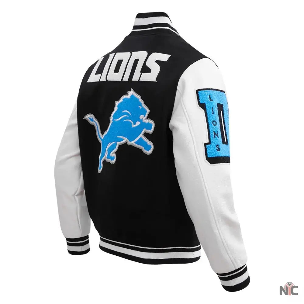 Detroit Lions Mashup Varsity Jacket USA Jackets
