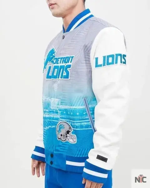 Detroit Lions Remix Wool Varsity Jacket USA Jackets