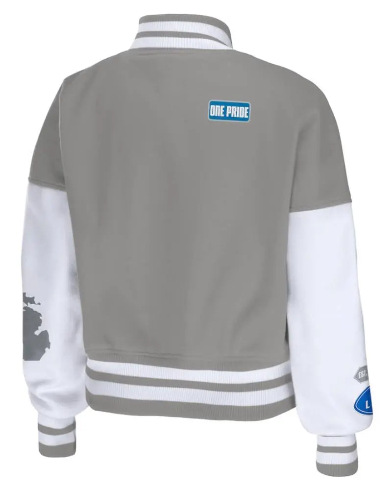 Detroit Lions Women’s Full-Zip Varsity Jacket USA Jackets