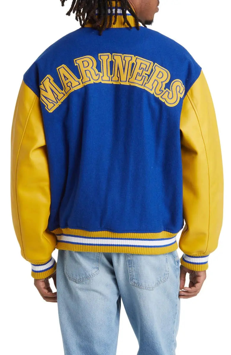 Diet Starts Monday Mariners Varsity Jacket USA Jackets