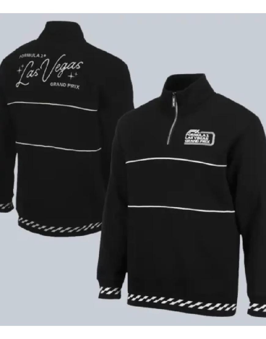 Formula 1 Las Vegas Grand Prix Black Sweatshirt USA Jackets