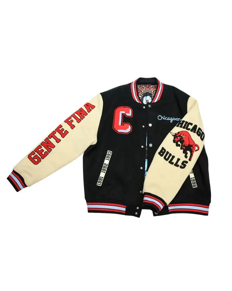 Gente Fina X Chicago Bulls Varsity Jacket USA Jackets