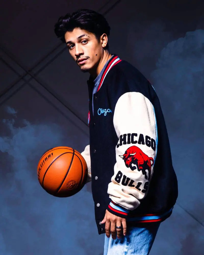 Gente Fina X Chicago Bulls Varsity Jacket USA Jackets