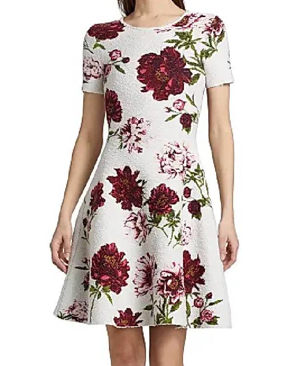 Good Morning America Linsey Davis White Floral Dress USA Jackets