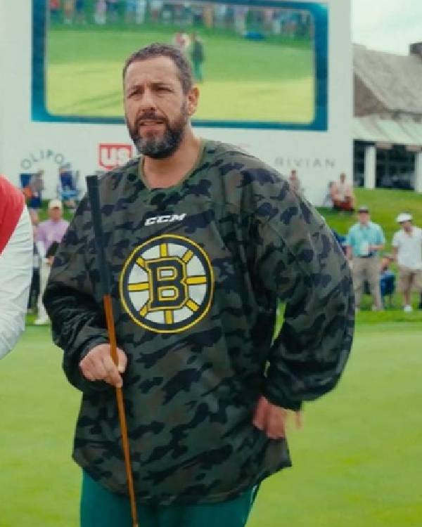 Happy Gilmore 2 Adam Sandler Boston Camo Jersey USA Jackets