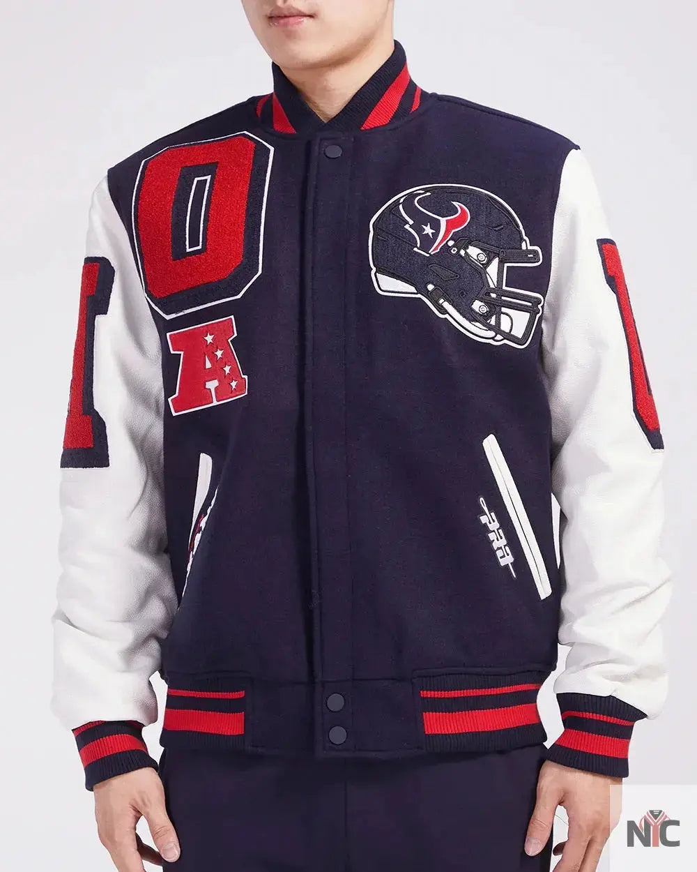 Houston Texans Mashup Varsity Jacket USA Jackets