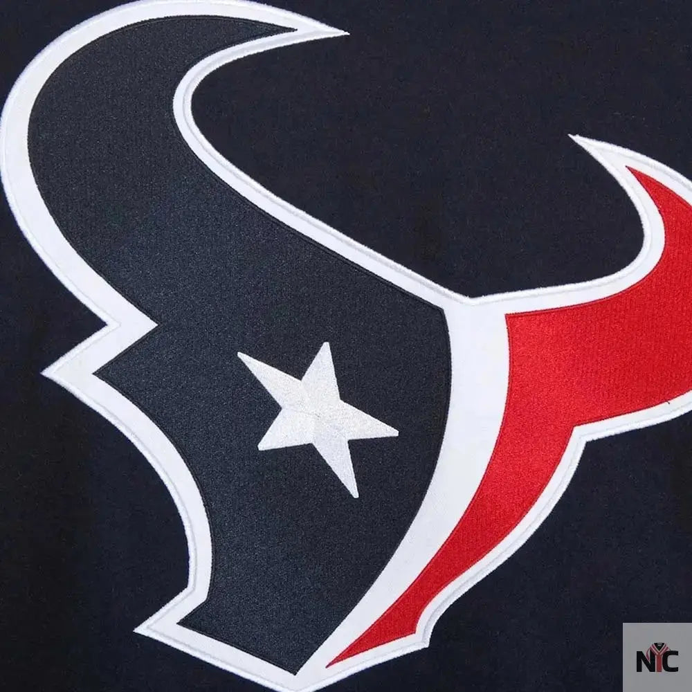 Houston Texans Teddy Embroidered Varsity Wool Jacket USA Jackets