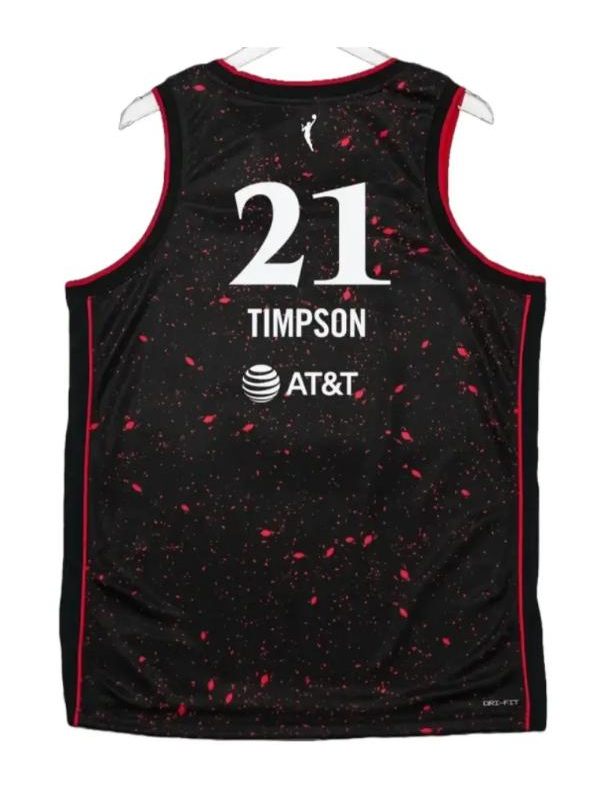 Indiana Fever Makayla Timpson Stranger Things Rebel Swingman Jersey USA Jackets