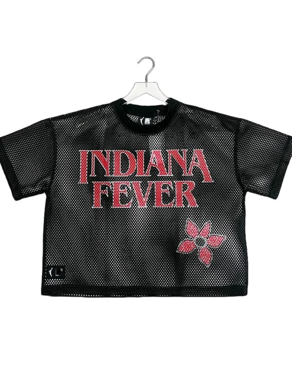 Indiana Fever Stranger Things Demoregame Sporty Mesh Jersey USA Jackets