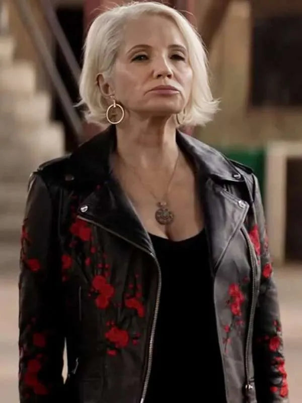 Janine Cody Animal Kingdom Black Leather Jacket USA Jackets
