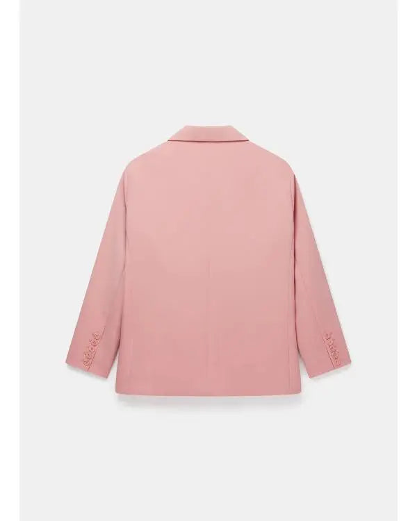Karen Pirie S02 Velvet Pink Oversized Blazer USA Jackets